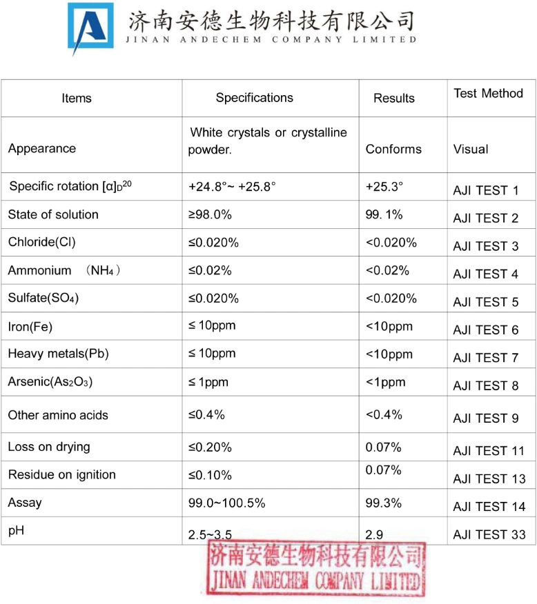 Hot Selling Food/Feed Additive L-Aspartic Acid CAS56-84-8