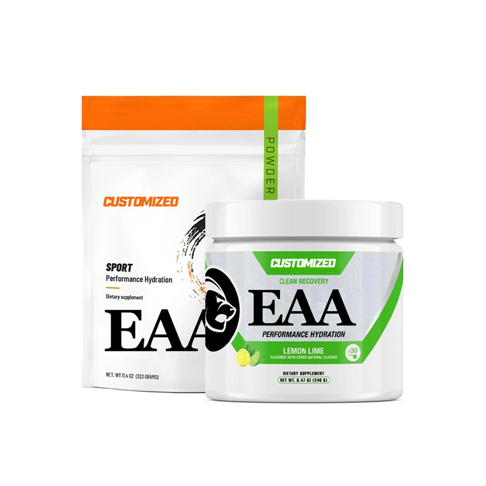 Sport Supplements Vegan Fermented Bcaa Eaa Amino Acid Powder Eaa for Muscle Recovery